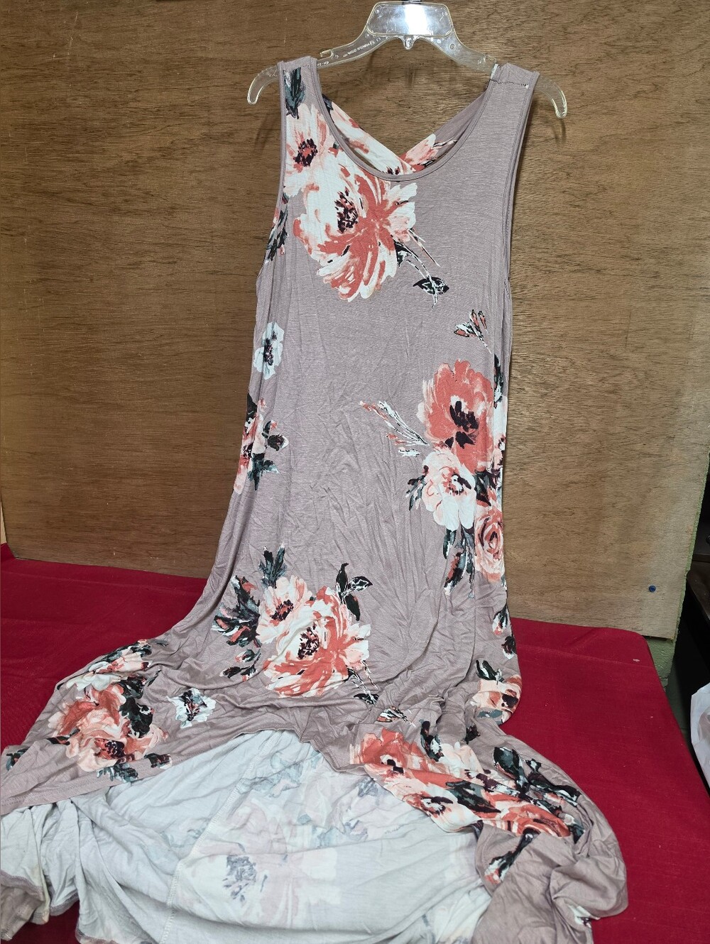 Ladies Reb & J 220 Sleeveless Strayy Back High/Low Dress Large